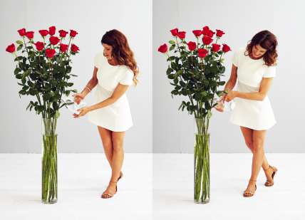 13 гигантских Красных роз 160 см купить в Москве по цене 4810 руб с доставкой - Bella Roza