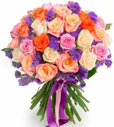 Букет роз Вивьен купить в Москве по цене 3690 руб с доставкой - Bella Roza