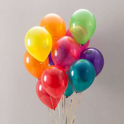 11 воздушных шаров с гелием купить в Москве по цене 1500 руб с доставкой - Bella Roza
