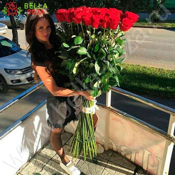 31 гигантская Красная роза 170 см 